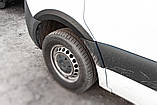Накладки на арки (4 шт, черные) для Mercedes Sprinter W907/W910 2018- гг, фото 6