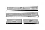 Накладки на пороги Carmos V2 (4 шт, нерж.) для Mercedes ML W164, фото 3