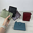 Шкіряний гаманець книжечка клапан на кнопці А18-КТ-10311 Чорний, фото 9
