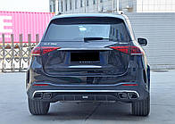 Задний диффузор GLE63 AMG (с насадками Chrome) для Mercedes GLE W167 2018- гг