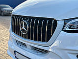 Передняя решетка Panamericana GT Chrome Premium V1 С рамкой для Mercedes Sprinter W907/W910 2018- гг, фото 3