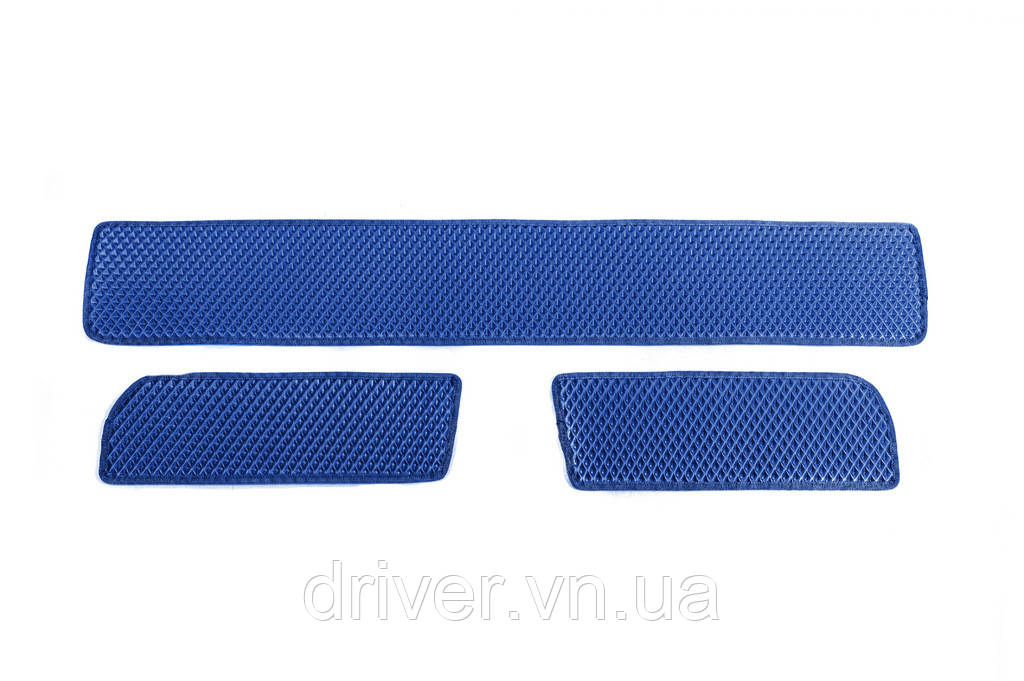 Коврики на пороги (3 шт, EVA, синие) для Mercedes Sprinter W906 2006-2018 гг