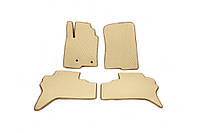 Коврики EVA (Бежевые) для Mitsubishi Pajero Wagon IV 2006-2021 гг