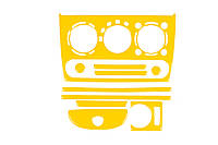 Накладки на панель приборов (желтые) для Opel Corsa B 1993-2004 гг