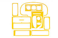 Накладки на панель 1994-1999 (желтый) для Volkswagen Polo