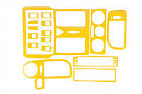 Накладки на панель 1999-2001 (желтые) для Volkswagen Polo