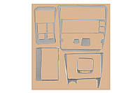 Накладки на панель приборов (алюминий) для Toyota Corolla 1993-1998 гг