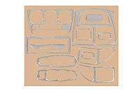 Накладки на панель приборов (алюминий) для Hyundai Accent 2000-2006 гг