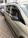 Ветровики (2 шт, Sunplex Sport) для Mercedes Vito/V-class W447 2014- гг, фото 6