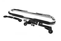 Боковые трубы для длинной базы L 169,5 см (76мм, 2 шт, нержавейка) для Toyota Rav 4 2006-2013 гг