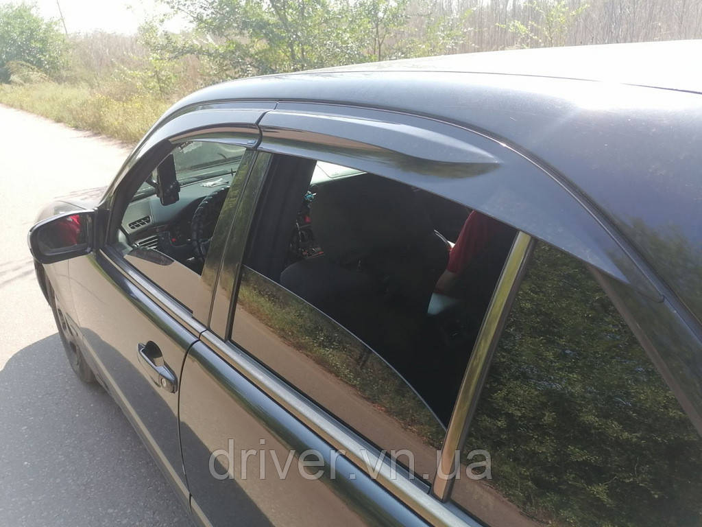 Ветровики SD (4 шт, Sunplex Sport) для Mercedes E-сlass W210 1995-2002 гг