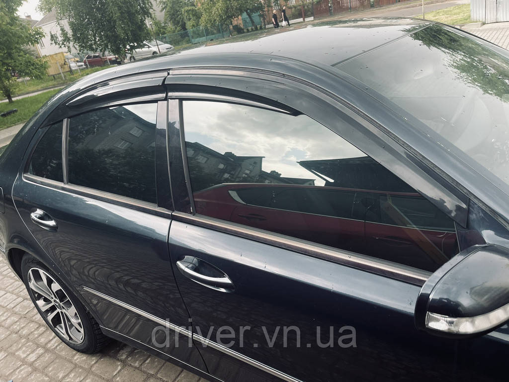 Ветровики SD (4 шт, Sunplex Sport) для Mercedes E-сlass W211 2002-2009 гг