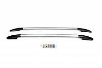 Рейлинги OmsaLine Solid (2 шт, серые) для Peugeot 5008 2009-2016 гг