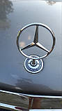 Эмблема прицел с надписью (для E-class) для Mercedes E-сlass W124 1984-1997 гг, фото 6
