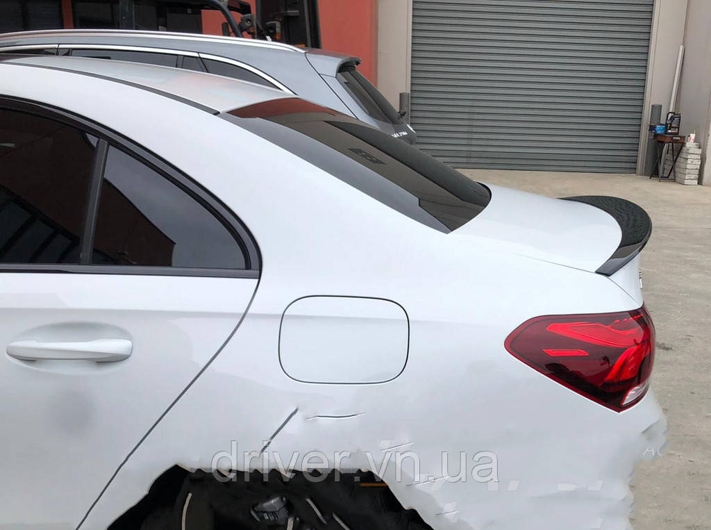 Спойлер LIP (1234 Upgrade, черный) для Mercedes A-сlass W177 2018- гг