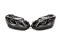 Передние фары (для переоборудованных автомобилей с GL на GLS, комплект 2 шт.) для Mercedes GL/GLS сlass X166