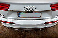 Хромированная накладка над номером (нержавейка) для Ауди Q7 2015- гг