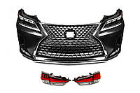 Комплект рестайлинга на 2021 год (бампер, фары, задние фонари) для Lexus RX 2016-2022 гг
