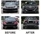 Комплект рестайлинга в W223 Maybach (без дверей) для Mercedes S-сlass W221, фото 4