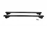 Перемычки на обычные рейлинги под ключ Bold Bar V1 (2 шт) Черные для Mercedes E-сlass W124 1984-1997 гг, фото 3