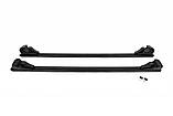 Поперечины на стандартные рейлинги с замком Bold Bar V1 (2 шт) Черные для Peugeot 1007 2005-2009 гг, фото 5