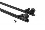 Перемычки на обычные рейлинги под ключ Bold Bar V1 (2 шт) Черные для Mercedes E-сlass W124 1984-1997 гг, фото 7