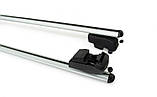 Поперечины на стандартные рейлинги с замком Bold Bar V1 (2 шт) Черные для Peugeot 1007 2005-2009 гг, фото 9