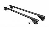 Перемычки на обычные рейлинги под ключ Bold Bar Lite V1 (2 шт) Черные для Mercedes Vito/V-class W447 2014- гг, фото 7