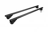 Перемычки на обычные рейлинги под ключ Bold Bar Lite V1 (2 шт) Черные для Mercedes Vito/V-class W447 2014- гг, фото 8