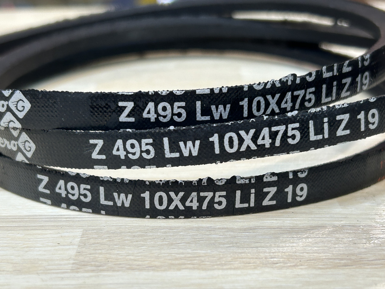 Ремінь клиновий Z 495 Lw, 10x475 Li - GUFERO Чехія, фото 1