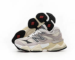Зимові хутряні кросівки Нью баланс 9060 New Balance хутро Winter жіночі