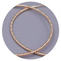 Сережки-кільця XР. Позолота 18К. Діаметр: 52 мм. Товщина: 2 мм.