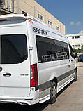 Комплект порогов (под покраску) L4 – Extra Long для Mercedes Sprinter W907/W910 2018- гг, фото 6