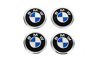 Наклейки на колпачки дисков V1 60мм (4шт) для BMW