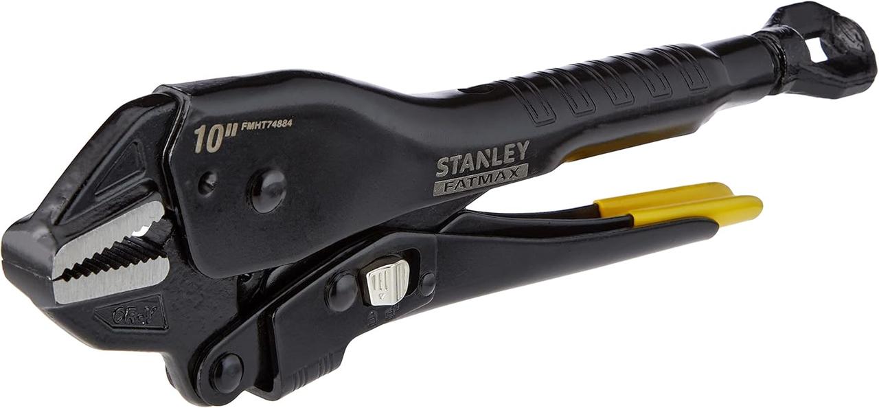 Захват регульований FatMax з фіксатором і прямими губками STANLEY FMHT0-74884