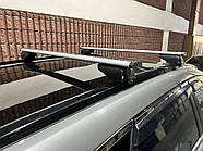 Поперечины на интегрированные рейлинги с замком Wizard V2 (2 шт) 115см, серые для Honda CRV 2017-2022 гг