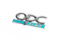 Металлический шильдик на багажник OPC Line (Хром-2025Синий) для Opel