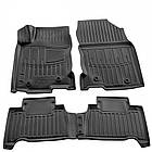 Коврики резиновые Stingray 3D (5 шт, полиуретан) для Lexus NX 2014-2021 гг