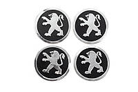 Наклейки на колпачки дисков 60мм 8924 (4 шт) для Peugeot