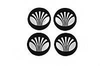 Наклейки на колпачки дисков V2 60мм (4шт) для Daewoo