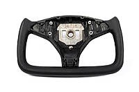Руль штурвал (Кожзам, Карбон, без подогрева) для Tesla Model X 2015- гг