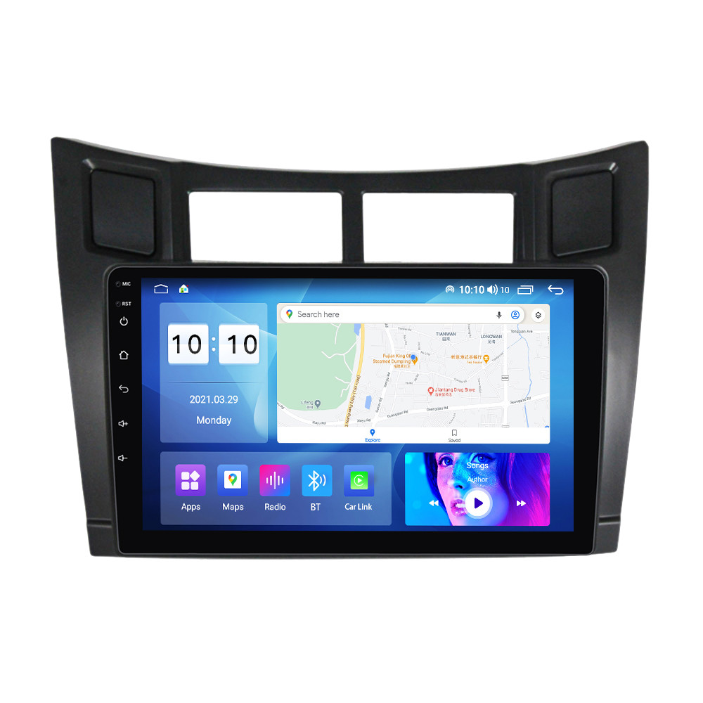 Штатна магнітола Mekede MS Toyota Yaris XP90 (2005-2012) QleD, фото 1