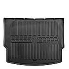 3D Коврик в багажник (5 мест) (верхний) (бензин/электро) (Stingray) для Nissan X-trail T33/Rogue 2022- гг