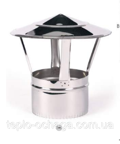 Грибок для дымохода AISI 201, 304, 321 ВЕНТ УСТРИЙ