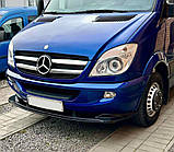 Передняя лип накладка 2006-2013 (ABS) для Mercedes Sprinter W906, фото 4