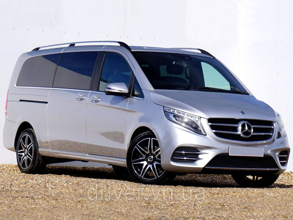 Боковые пороги AMG (ExtraLong, 2 сдвижных дверцы) ExtraLong 1 сдвижная дверка для Mercedes Vito/V-class W447