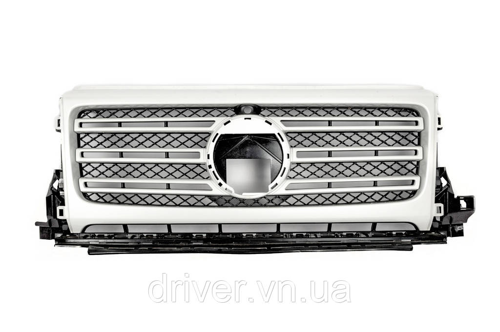 Решетка (Белая, Оригинал) для Mercedes G сlass W463 2018-2024 гг