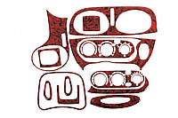 Накладки на панель приборов 1996-1999 (Meric, Турция) Дерево для Renault Megane I