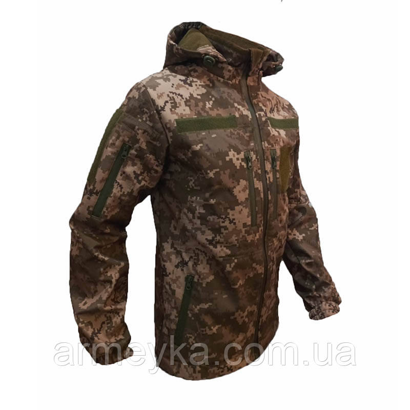 Куртка вітро/вологостійка softshell мм-14 софшел UA XXS (40-42), 40-42
