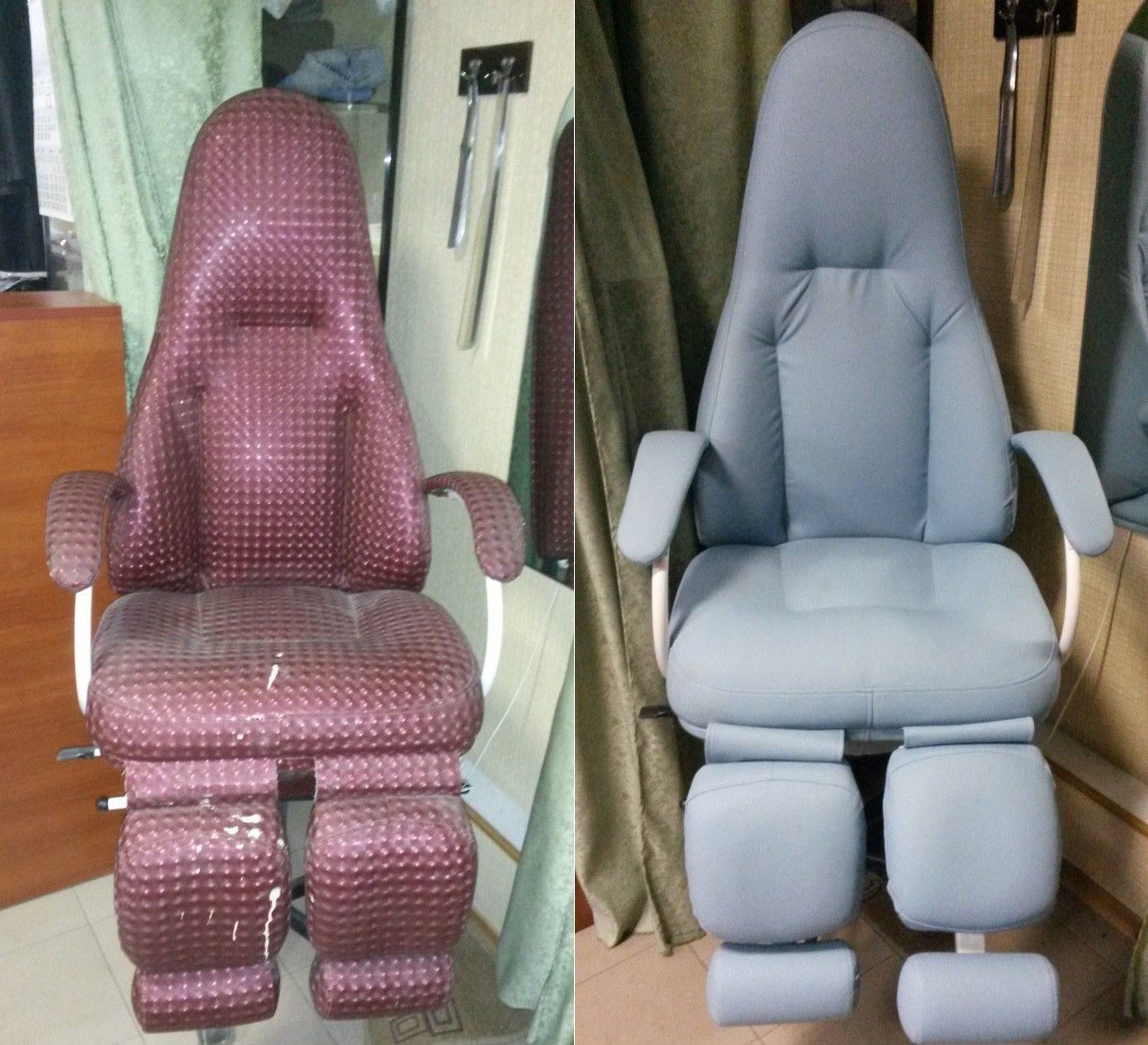 Перетяжка педикюрно-косметологического кресла - фото 1 - id-p442296690